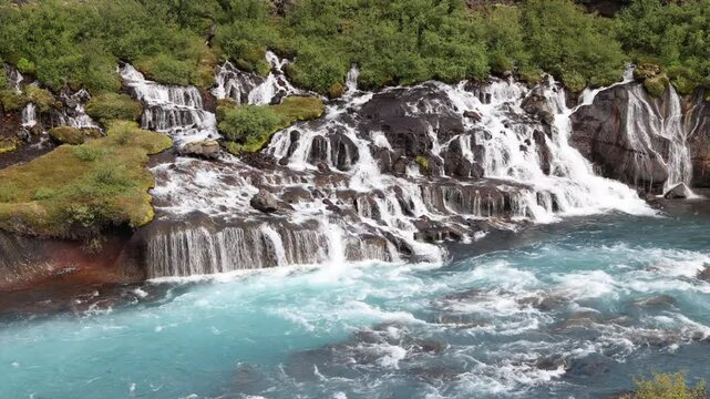Barnafoss Waterfalls