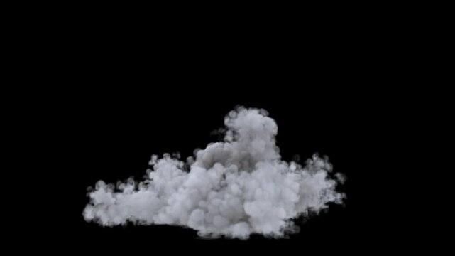 A massive explosion erupts, releasing a fiery blast amid swirling dark smoke and debris, creating a chaotic, thunderous storm of destruction.