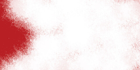 Cloudy white particle mist on solid grunge red background

