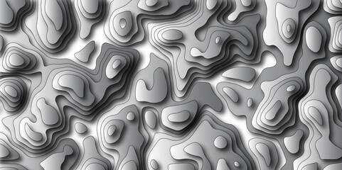 Topographic map. Geographic mountain relief. Abstract lines background. Abstract Topographic map. Vector tree rings seamless background, subtle pattern. topographic map background concept. 