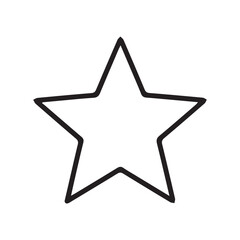 Obraz premium silver star icon