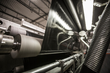 Folia Strech  czarna - produkcja © mprucnal