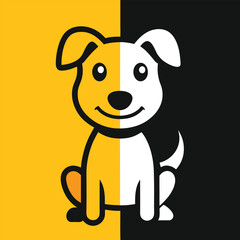 Abstract geometric pattern with bold color accents and clean lines