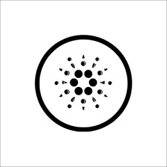 Fototapeta premium Creative silhouettes depicting various pictograms representing unique design elements in a minimalist style