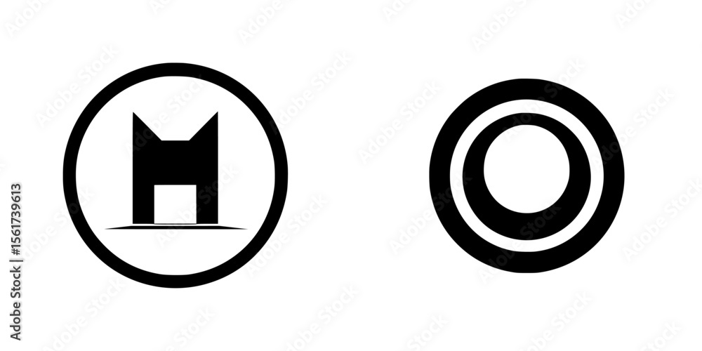 Poster silhouette pictograms displaying various icons for creative design and visual communication