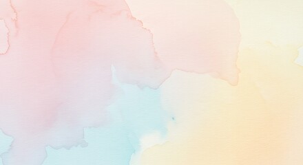 Pastel Dream Abstract Watercolor Background Texture