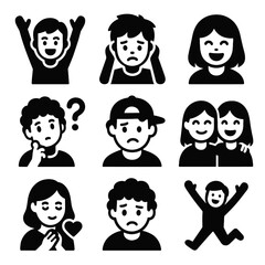 Youth Emotions Icons
