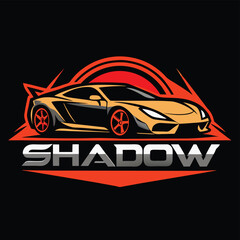 Fototapeta premium Sport Car Logo. Automotive, Car Showroom, Car Dealer Logo Design Vector