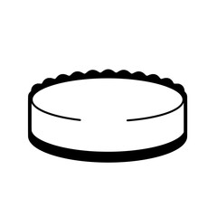 Simple Crust: A close-up shot of a plain, minimalist crust, highlighting its simple shape and form.