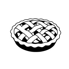 Artisan Pie: A delicious pie featuring an intricately woven crust.