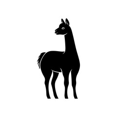 Alpaca Vector Silhoette