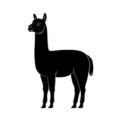 Alpaca Vector Silhoette