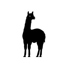 Alpaca Vector Silhoette