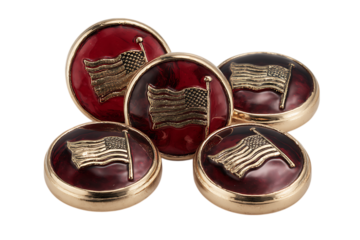 American flag cufflinks, patriotic jewelry