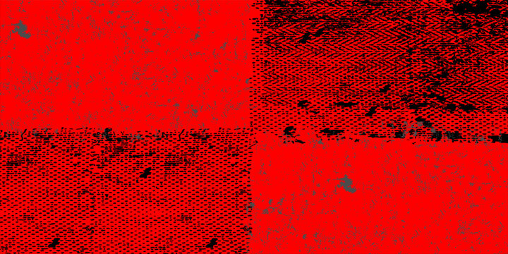 Grunge texture effect background. Distressed rough dark abstract textured. Black isolated on red. Graphic design element vintage style decoration concept grunge vector red black modern