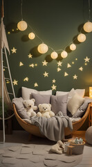 Kids room decoration.