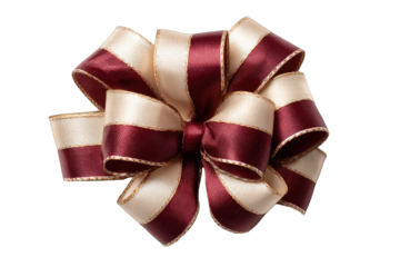 Elegant Striped Ribbon Bow (1)