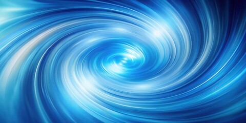 Fototapeta premium Soft Focus Blue Gradient Background with Vortex Motion, vortex, blue hues, vortex, blue hues
