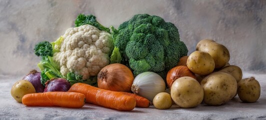 The Fresh Selection of Colorful Vegetables Ready for Culinary Creations