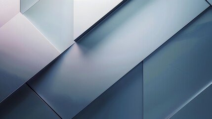 Sleek and Sophisticated Minimalist Kitchen with Steel and Glass Fixtures in Home Mockup 3D Render