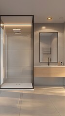 Sleek and Sophisticated Modern Bathroom Interior Design