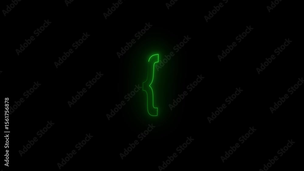 Poster a 3d glowing neon question mark icon shines like a vibrant web design concept for an faq button
