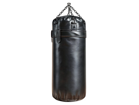 Classic punching bag with durable leather cover design