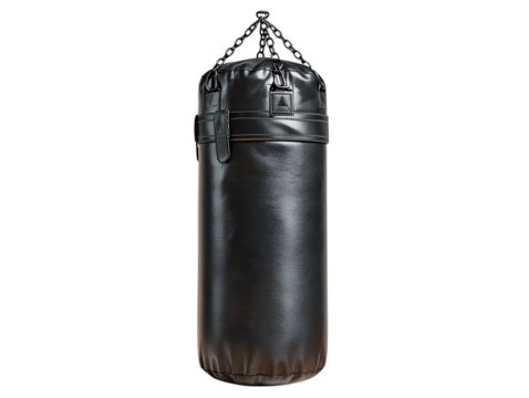 Classic punching bag with durable leather cover design