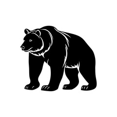 Bear Vector Silhouette