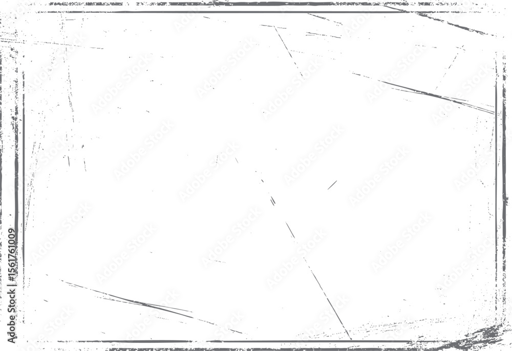 Aufkleber grunge vintage frame texture vector design. scratched border with distressed overlay effect for old 