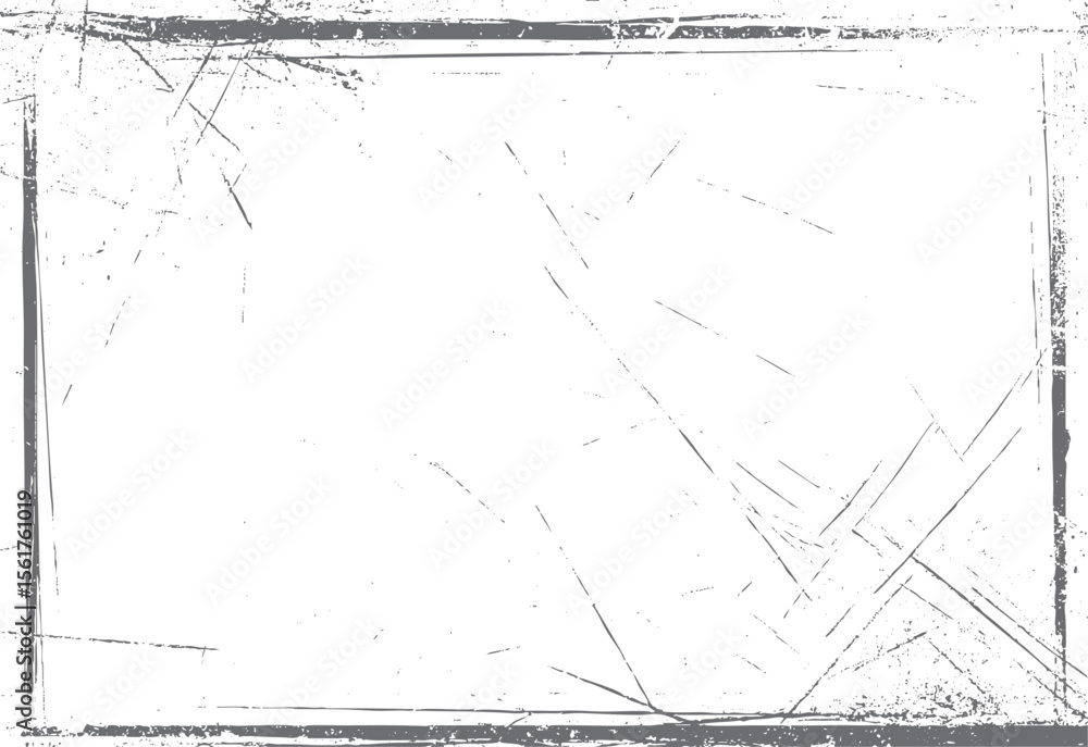 Poster grunge vintage frame texture vector design. scratched border with distressed overlay effect for old 