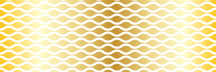 Wavy Line PatternAbstract wave pattern with gradient color scheme in shades of gold and white, creating an effect of shining gold surface, movement and fluidity.