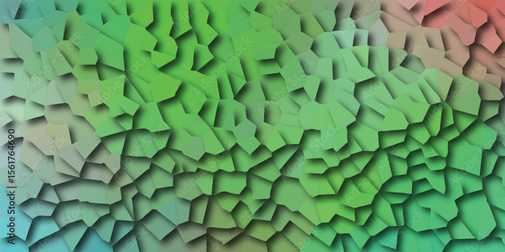 Poster abstract mosaic background featuring a textured layered gradient pattern with geometric irregular sh