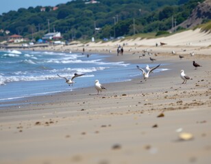explain the importance of clean, pollution free beaches in maintaining healthy seabird populations.