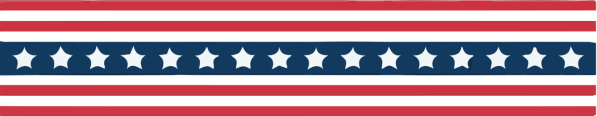 American Flag  png design Inspired Stripes with Seven Stars - Patriotic Red, White, and Blue Design

