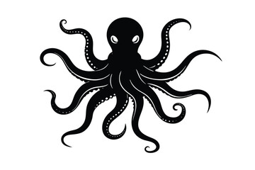 vector illustration of a octopus