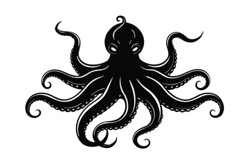 vector illustration of a octopus