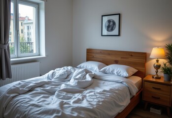 analyze how positioning the bed in relation to electrical outlets impacts device use and sleep quality.