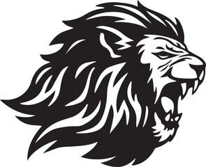 Lion Head Logo Vector Design – Majestic Animal Emblem for Branding and Identity