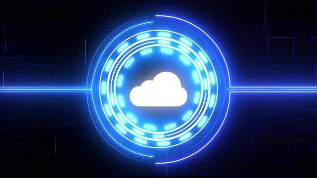 Cloud computing server mobile access storage symbol digital concept. Cyber technology and computer network . cloud computing for technology, cloud computing, or data storage-related content.