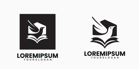 Bird Flying from Open Book Education Logo
