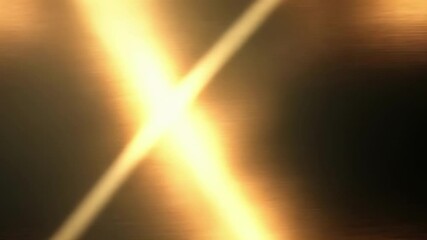 Golden light streaks across a brushed metal surface - Powered by Adobe