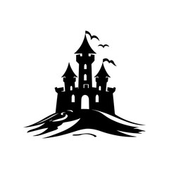 Castle Vector Silhouette