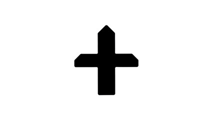 Black straight arrow graph up ward direction file type