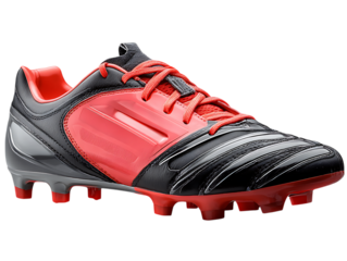 Sleek Soccer Cleats Stylish Footwear On White