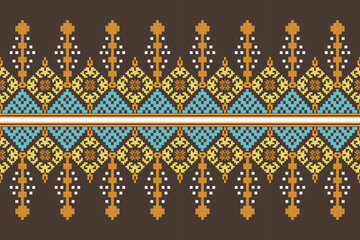 Ethnic  Pixel Patterns, Traditional Designs pattern  for Saree, Patola Saree, Dupatta, Dupatta, Clothes, Batik, Knitwear, Embroidery,background or wallpaper