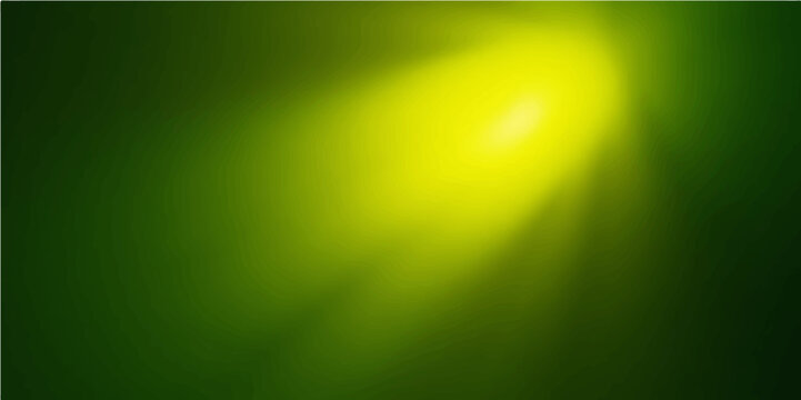 Green abstract background with smooth gradient and glowing light effects