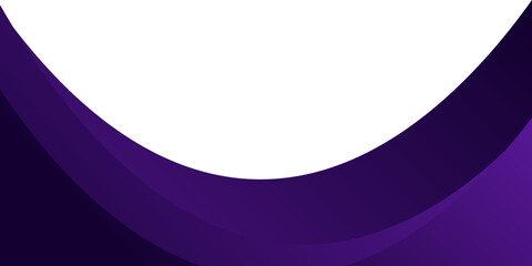 Dark abstract background with glowing wave. Shiny moving lines design element. Modern purple blue gradient flowing wave lines. Futuristic technology concept. Vector illustration