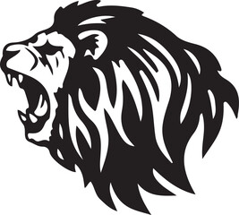 Lion Head Logo Vector Design – Majestic Animal Emblem for Branding and Identity