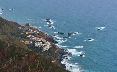 Almaciga village and Atlantic coast